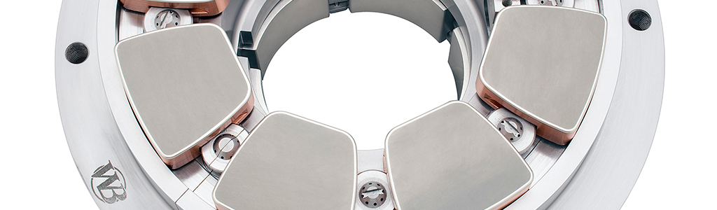 Combination fluid film journal/thrust bearing