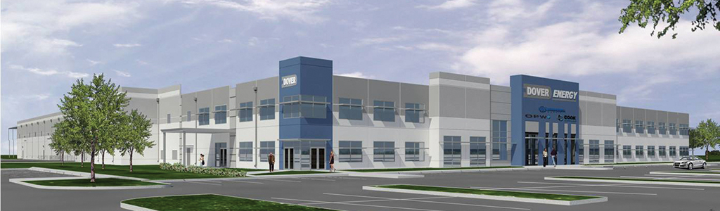 Pearland DPO manufacturing facility rendering