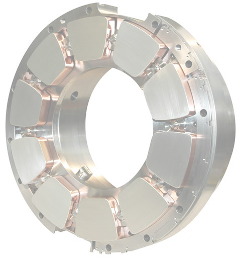 Tilt pad thrust bearing with copper chrome backed pads
