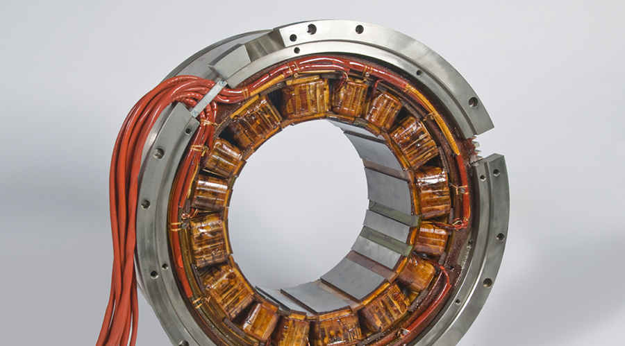 Compressor magnetic bearing - radial bearing