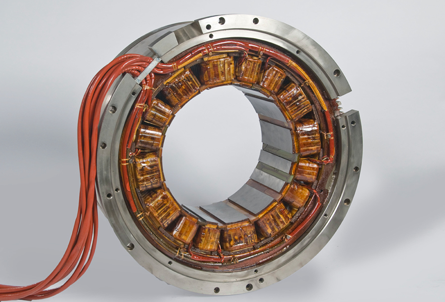 Compressor magnetic bearing - radial bearing