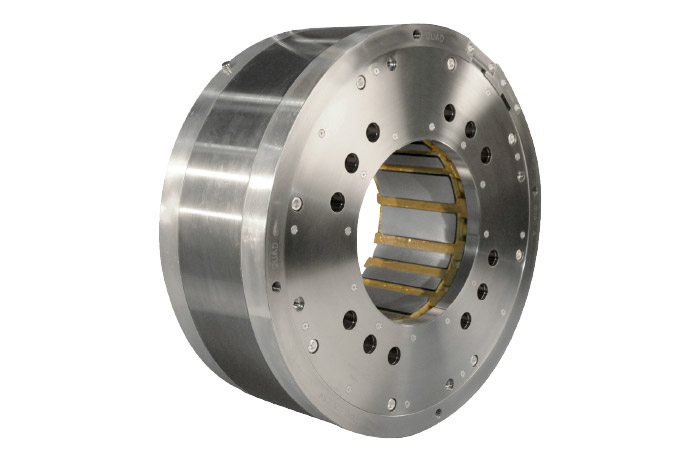 Sealed radial magnetic bearing