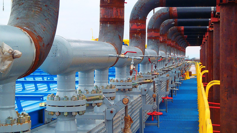 Lukoil compressor station in west Siberia