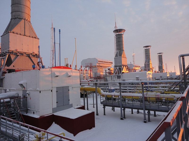 Lukoil compressor station in west Siberia